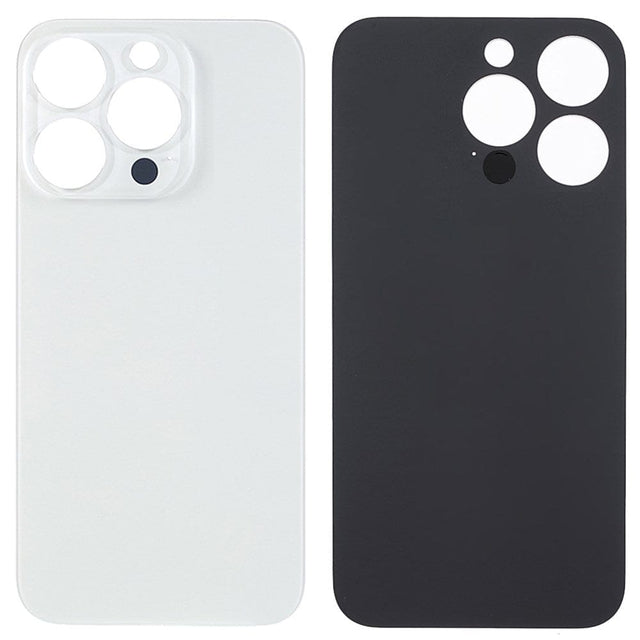 Livraison gratuite Vitres arrières Vitre arrière iPhone 13 Pro Blanc (Big Hole)