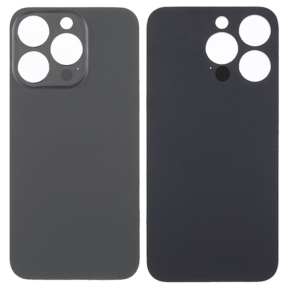 Livraison gratuite Vitres arrières Vitre arrière iPhone 13 Pro Max Noir (Big Hole)