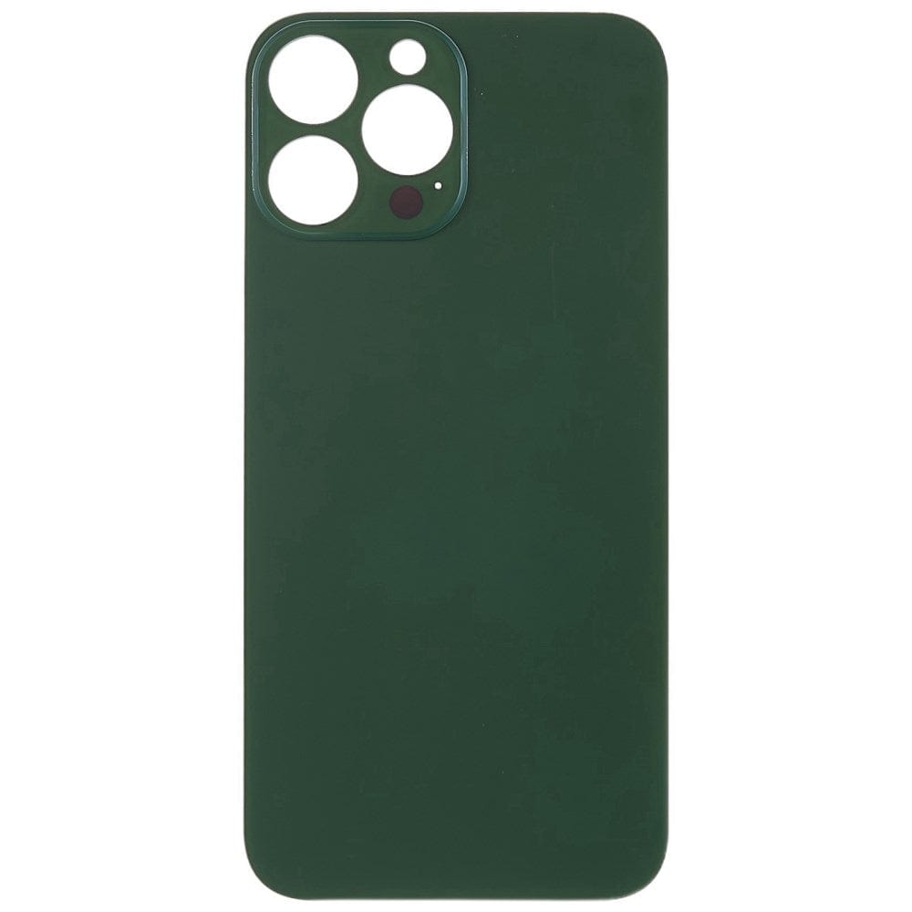 Livraison gratuite Vitres arrières Vitre arrière iPhone 13 Pro Max Vert (Big Hole)