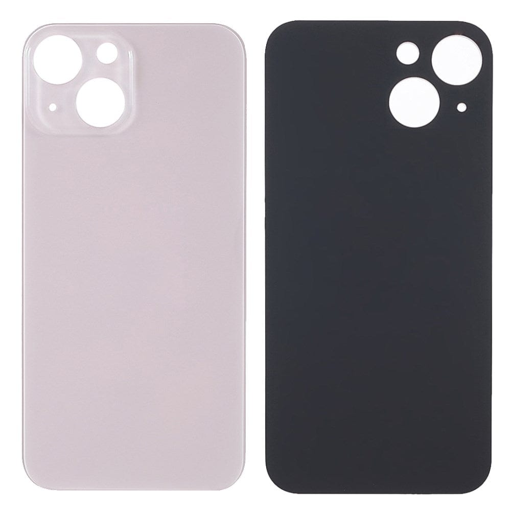 Livraison gratuite Vitres arrières Vitre arrière iPhone 13 Rose (Big Hole)