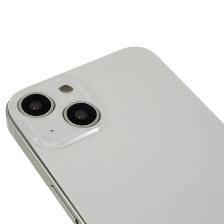 Livraison gratuite Vitres arrières Vitre arrière iPhone 14 Blanc (Big Hole)