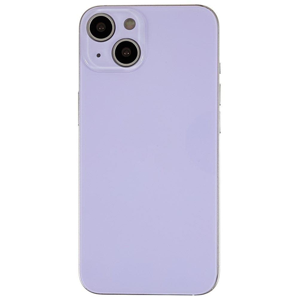 Livraison gratuite Vitres arrières Vitre arrière iPhone 14 Mauve (Big Hole)