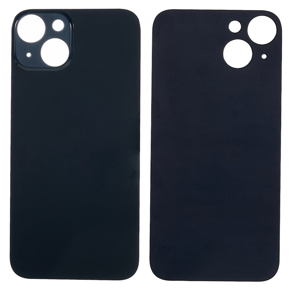Livraison gratuite Vitres arrières Vitre arrière iPhone 14 Noir (Big Hole)
