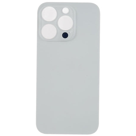 Livraison gratuite Vitres arrières Vitre arrière iPhone 14 Pro Blanc (Big Hole)