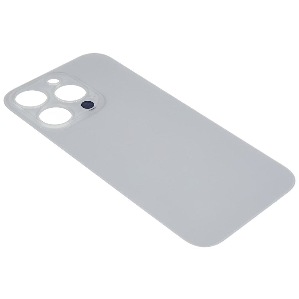 Livraison gratuite Vitres arrières Vitre arrière iPhone 14 Pro Max Blanc (Big Hole)