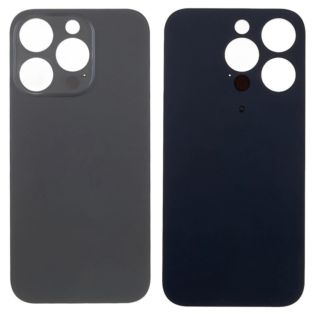 Livraison gratuite Vitres arrières Vitre arrière iPhone 14 Pro Noir (Big Hole)