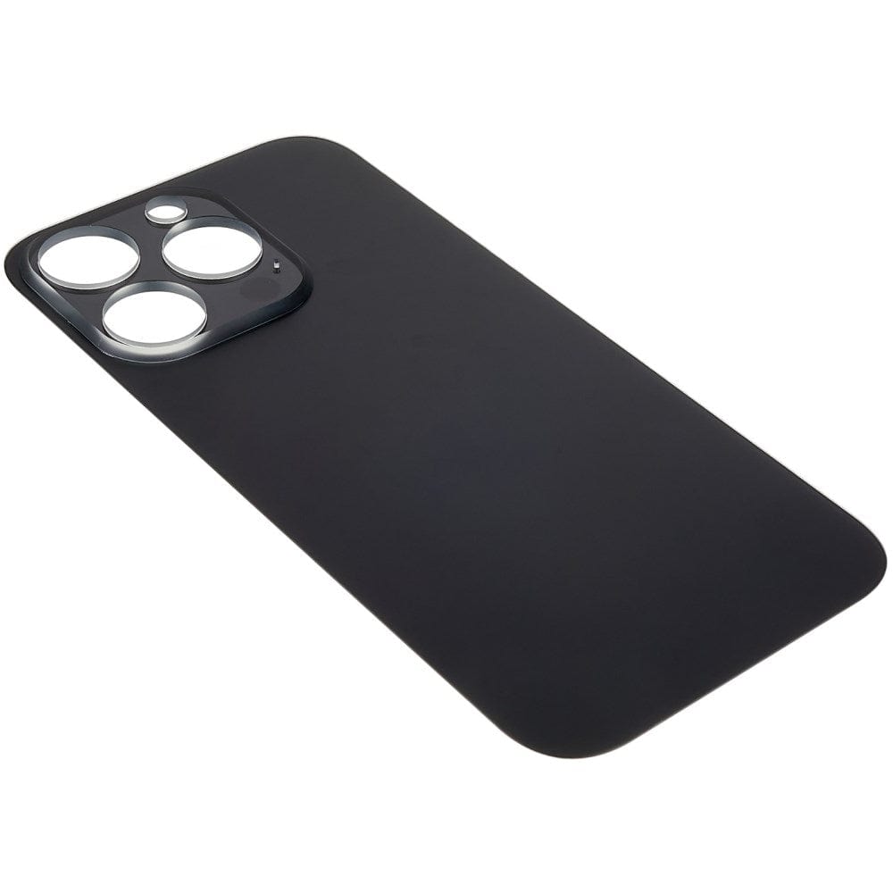 Livraison gratuite Vitres arrières Vitre arrière iPhone 14 Pro Noir (Big Hole)