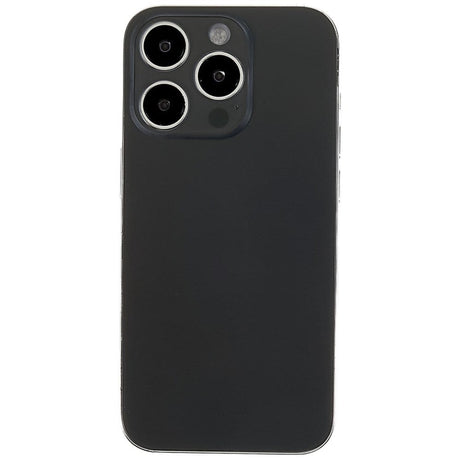 Livraison gratuite Vitres arrières Vitre arrière iPhone 14 Pro Noir (Big Hole)