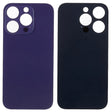 Livraison gratuite Vitres arrières Vitre arrière iPhone 14 Pro Violet intense (Big Hole)
