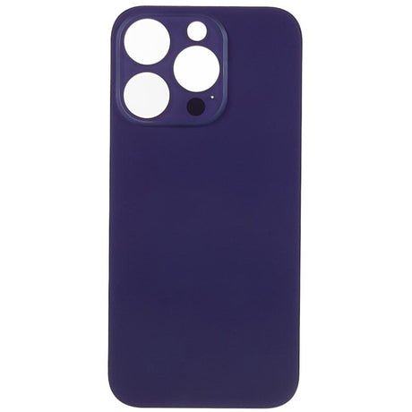 Livraison gratuite Vitres arrières Vitre arrière iPhone 14 Pro Violet intense (Big Hole)