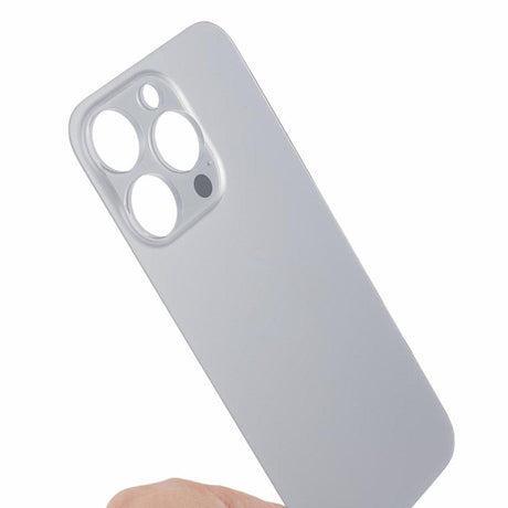 Livraison gratuite Vitres arrières Vitre arrière iPhone 15 Pro Naturel (Big Hole)
