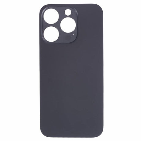 Livraison gratuite Vitres arrières Vitre arrière iPhone 15 Pro Noir (Big Hole)