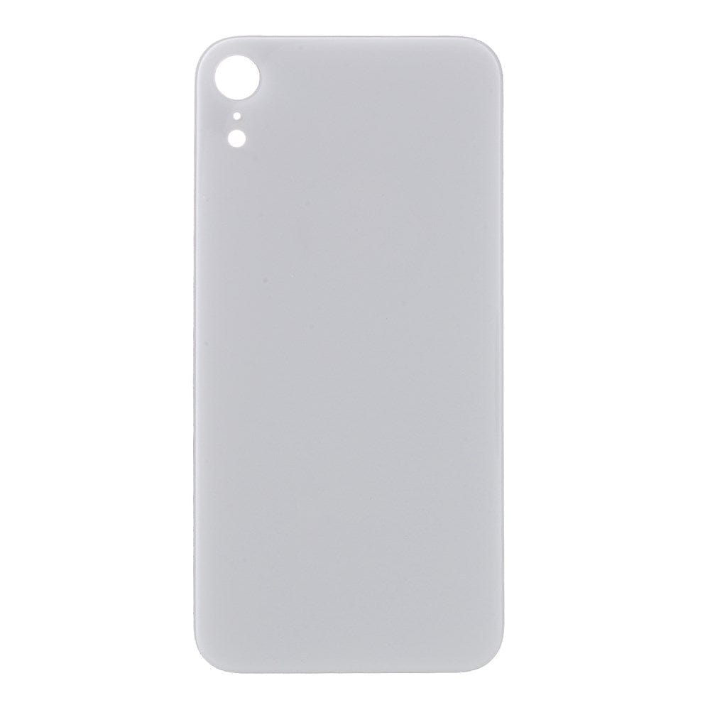 Livraison gratuite Vitres arrières Vitre arrière iPhone Xr Blanc (Big Hole)