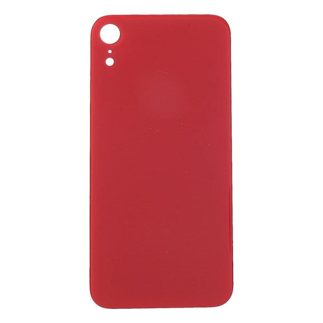 Livraison gratuite Vitres arrières Vitre arrière iPhone Xr Rouge (Big Hole)