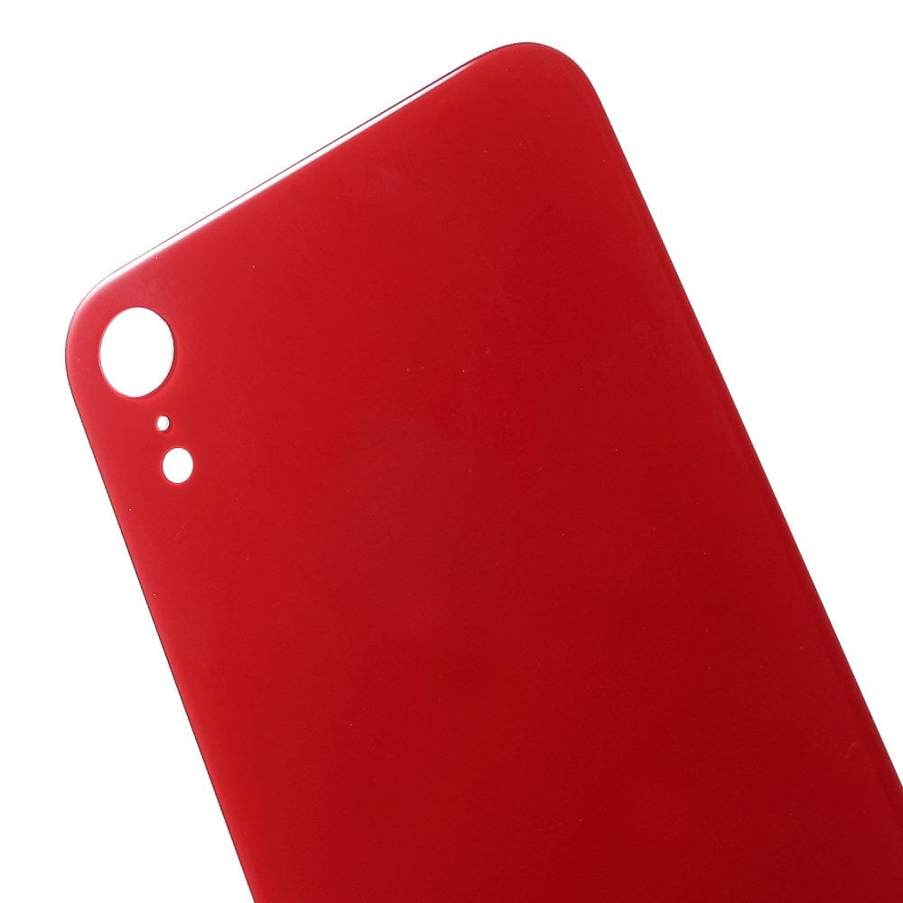 Livraison gratuite Vitres arrières Vitre arrière iPhone Xr Rouge (Big Hole)