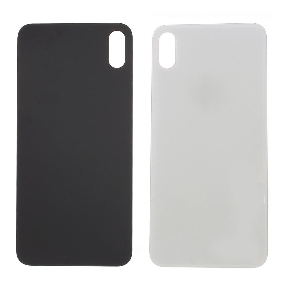 Livraison gratuite Vitres arrières Vitre arrière iPhone Xs Blanc (Big Hole)