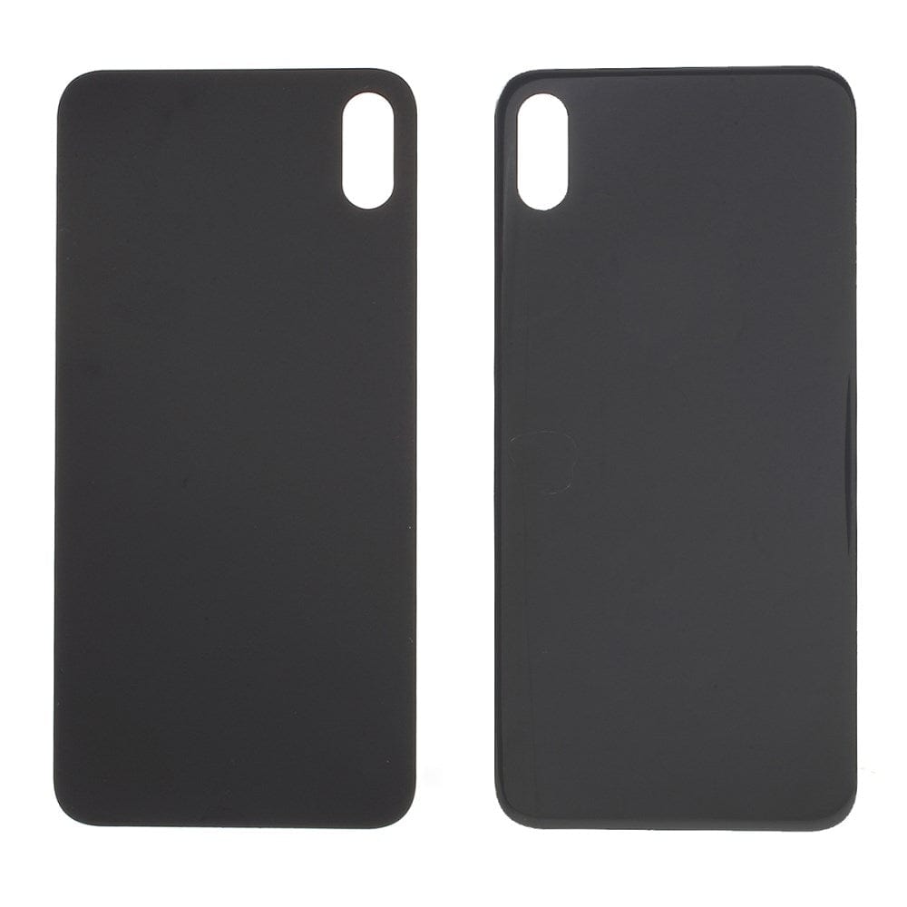 Livraison gratuite Vitres arrières Vitre arrière iPhone Xs Max Noir (Big Hole)