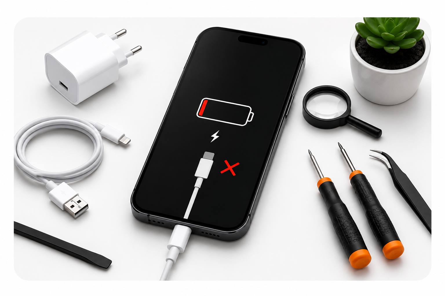 Pourquoi mon iPhone ne charge plus ? 12 causes et solutions