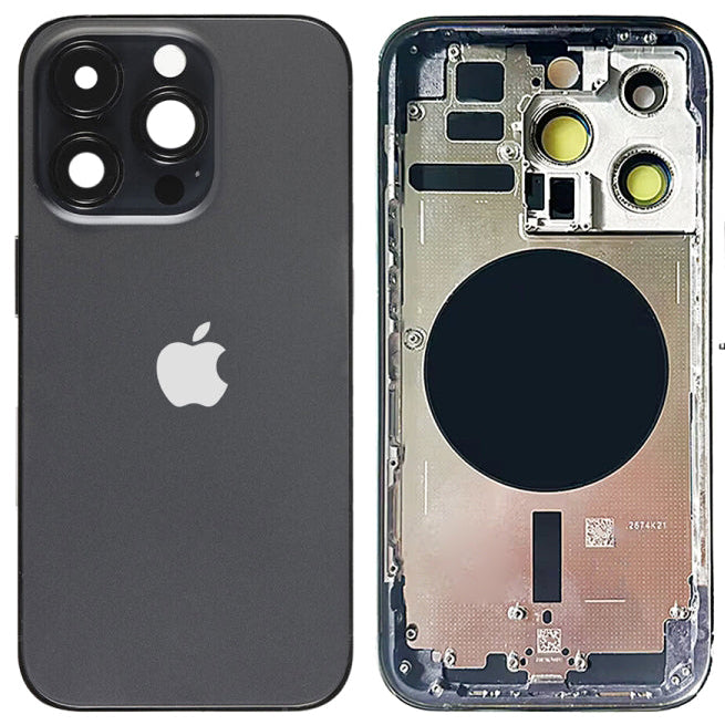 Châssis & Vitre arrière Apple iPhone 14 Pro Noir