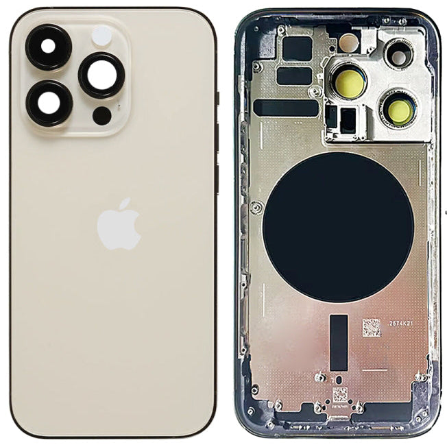 Châssis & Vitre arrière Apple iPhone 14 Pro Gold