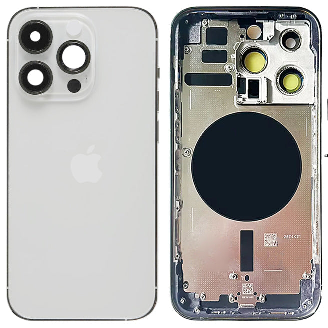 Châssis & Vitre arrière Apple iPhone 14 Pro Blanc