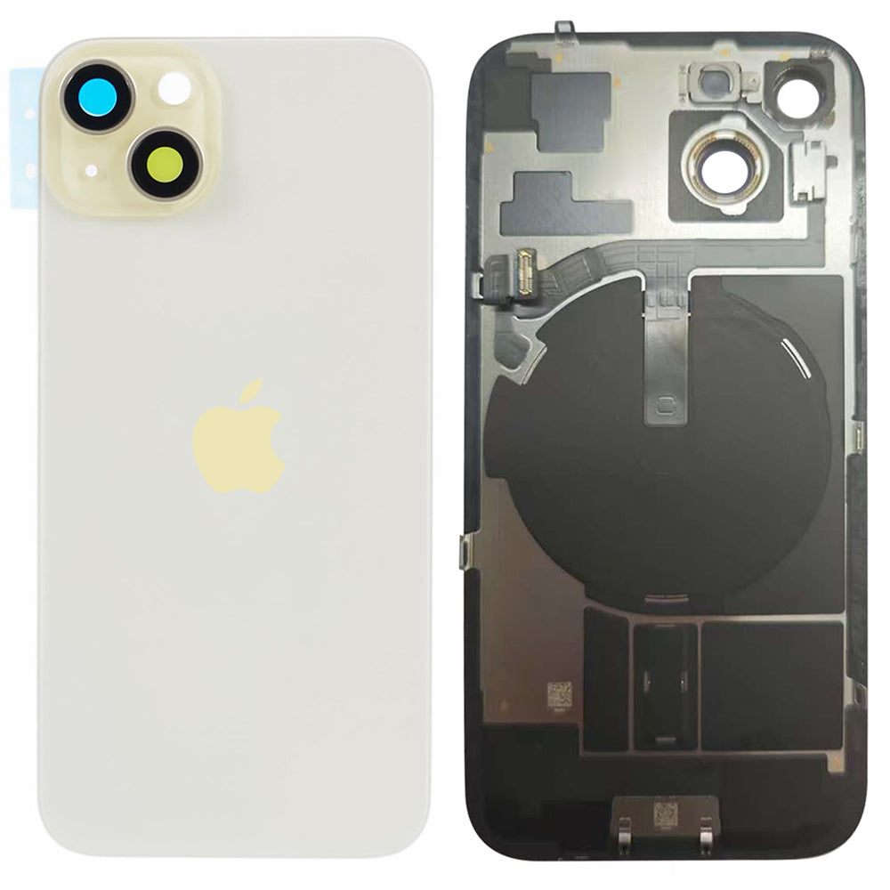 Vitre arrière Apple iPhone 15 Jaune