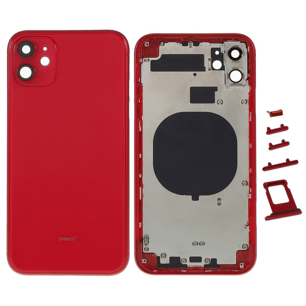 Châssis arrière iPhone 11 Rouge