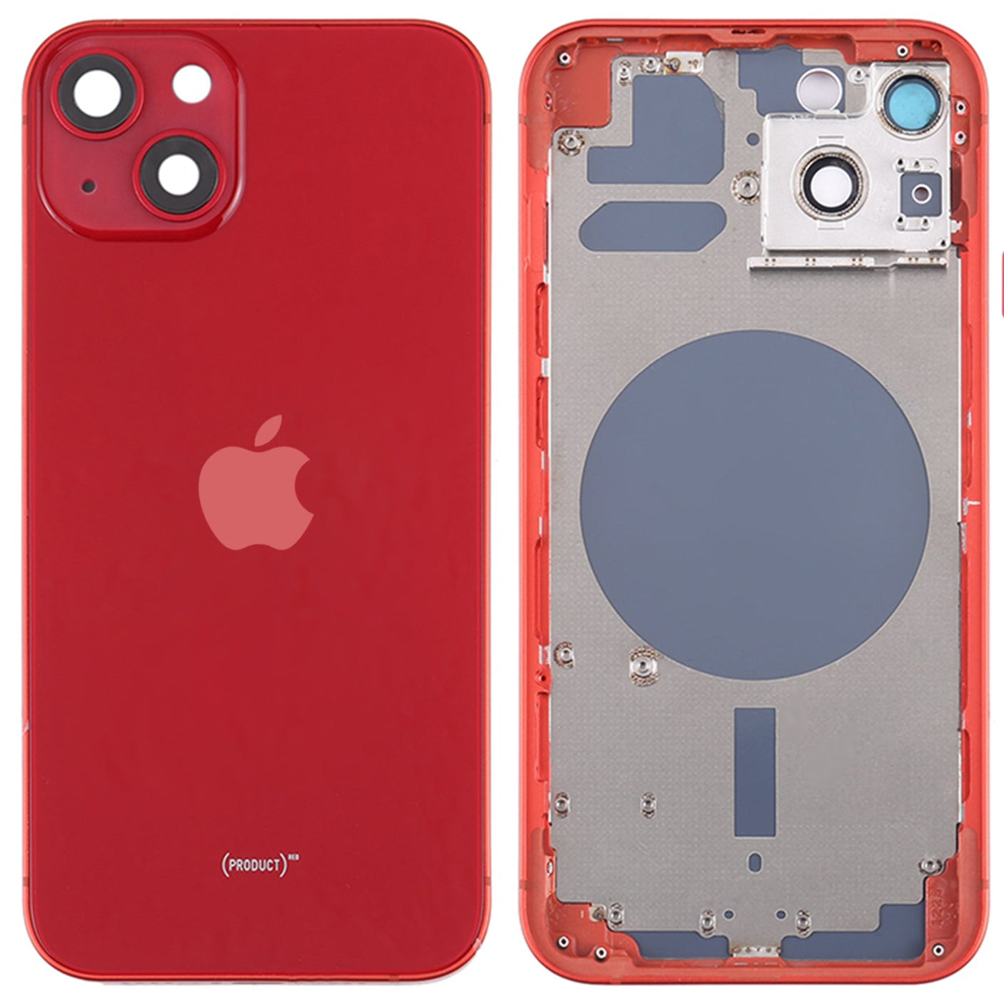 Châssis & Vitre arrière Apple iPhone 13 Rouge