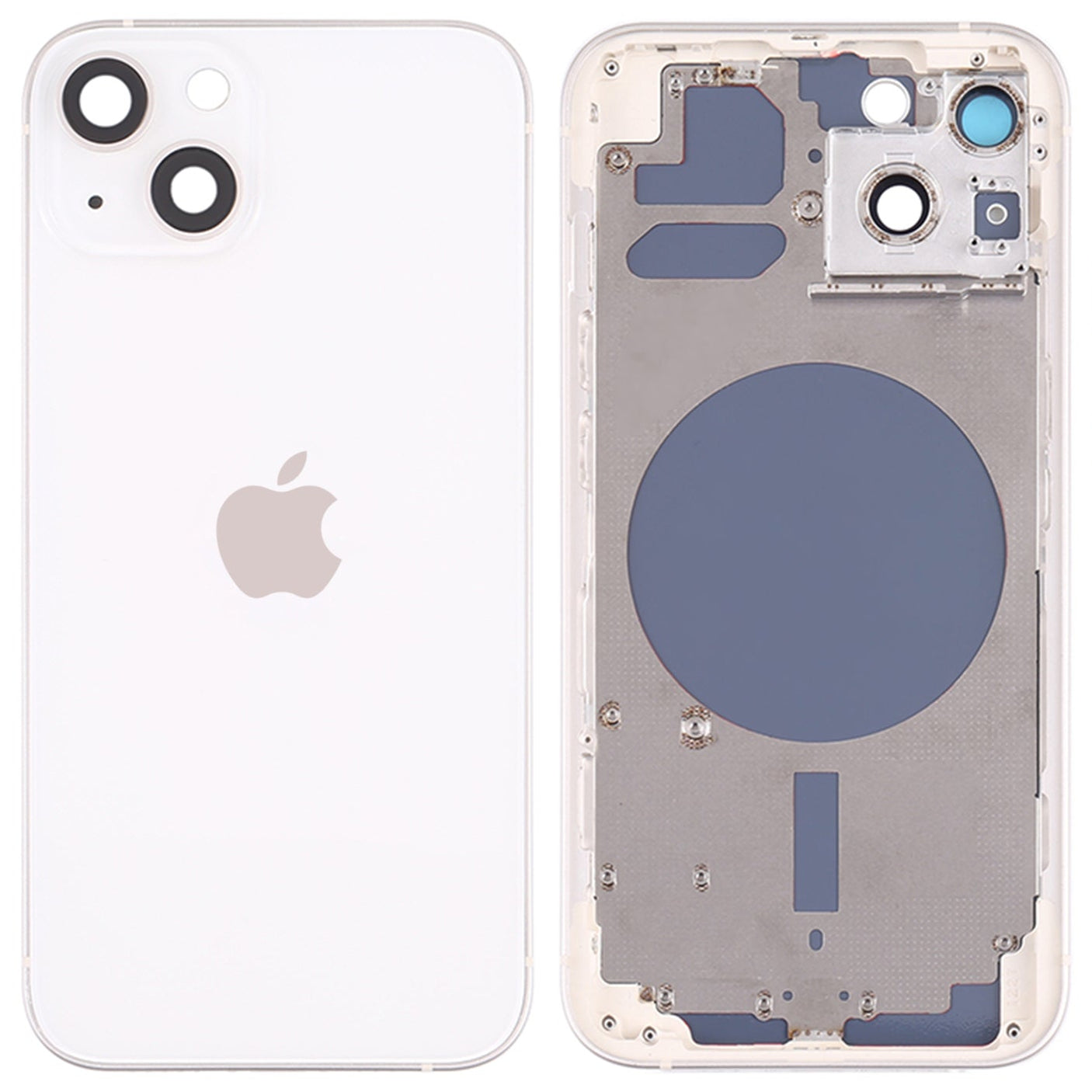 Châssis & Vitre arrière Apple iPhone 13 Blanc