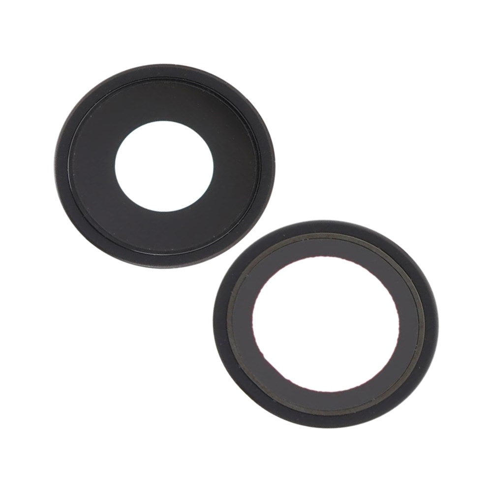 Lentilles caméra arrière + contours iPhone 16 Plus Noir