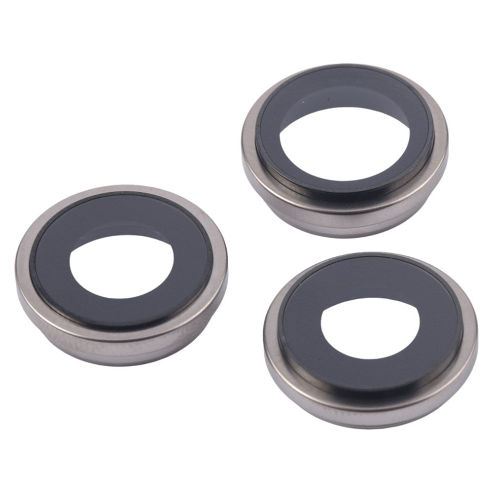 Lentilles caméra arrière + contours iPhone 16 Pro Max Titanium