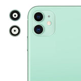 Lentilles caméra arrière + contours iPhone 11 Vert