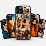 Coque Personnalisée Noire pour iPhone – Photo, Logo & Design