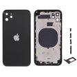 Pièce compatible Châssis Coque arrière iPhone 11 Noir