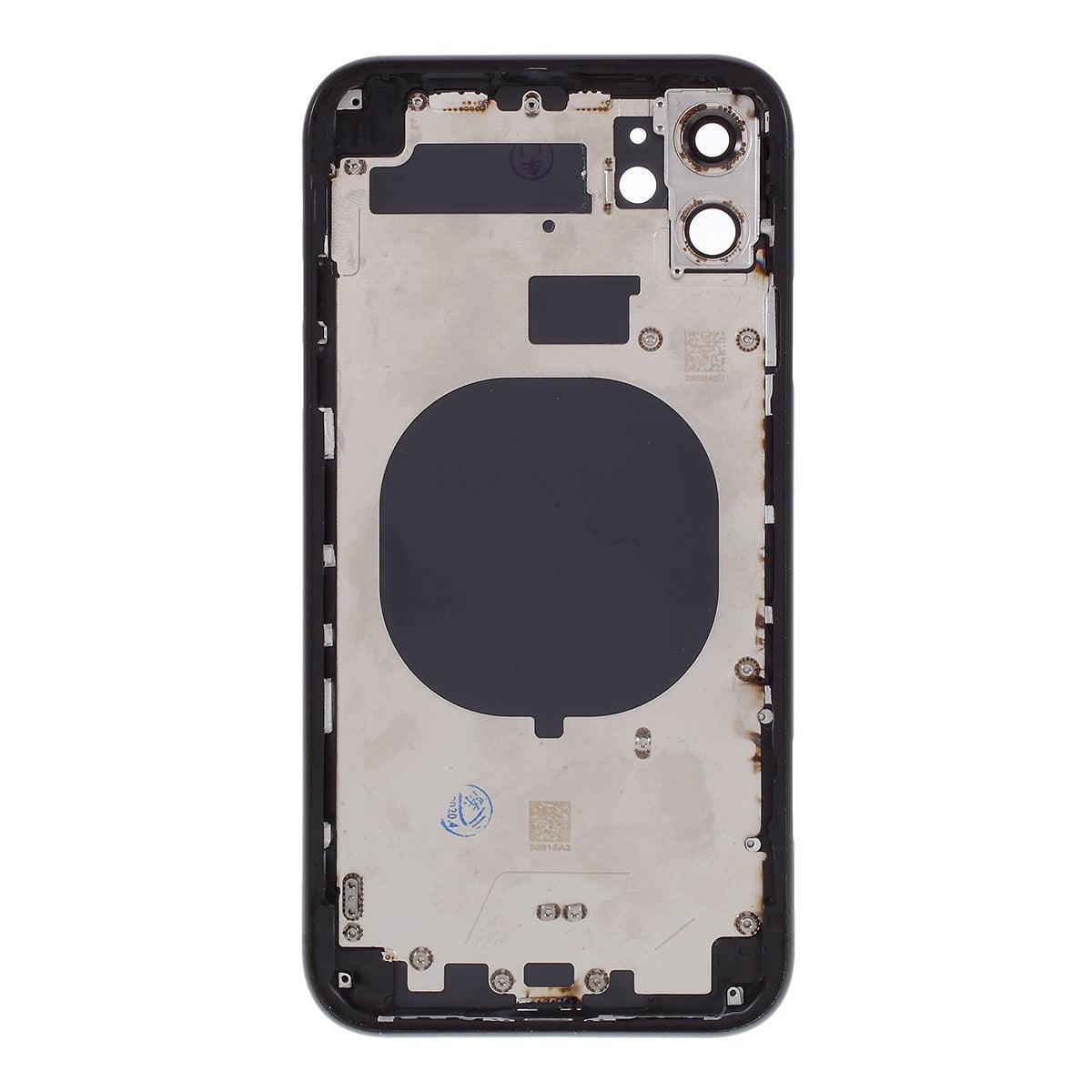 Pièce compatible Châssis Coque arrière iPhone 11 Noir