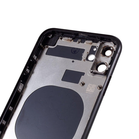 Pièce compatible Châssis Coque arrière iPhone 11 Noir
