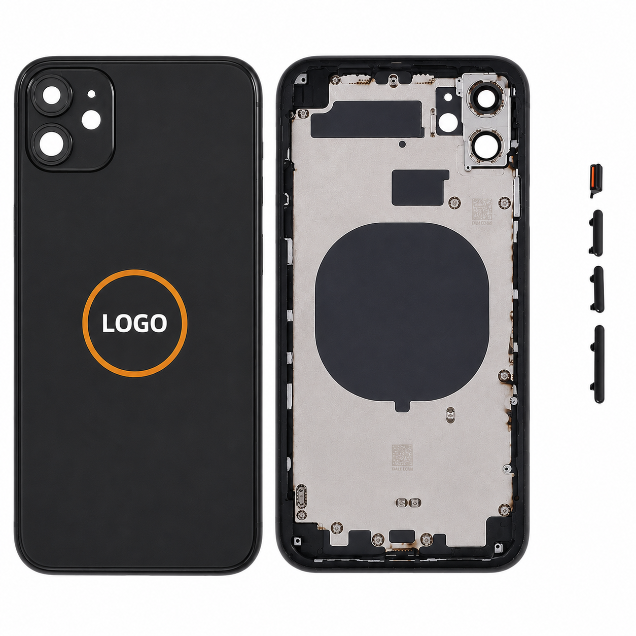 Châssis arrière iPhone 11 Noir