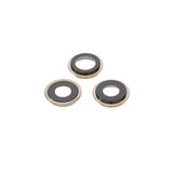 Pièce compatible Caméras Lentilles caméra arrière + contours iPhone 12 Pro Gold