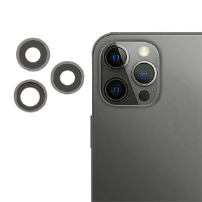 Pièce compatible Caméras Lentilles caméra arrière + contours iPhone 12 Pro Graphite