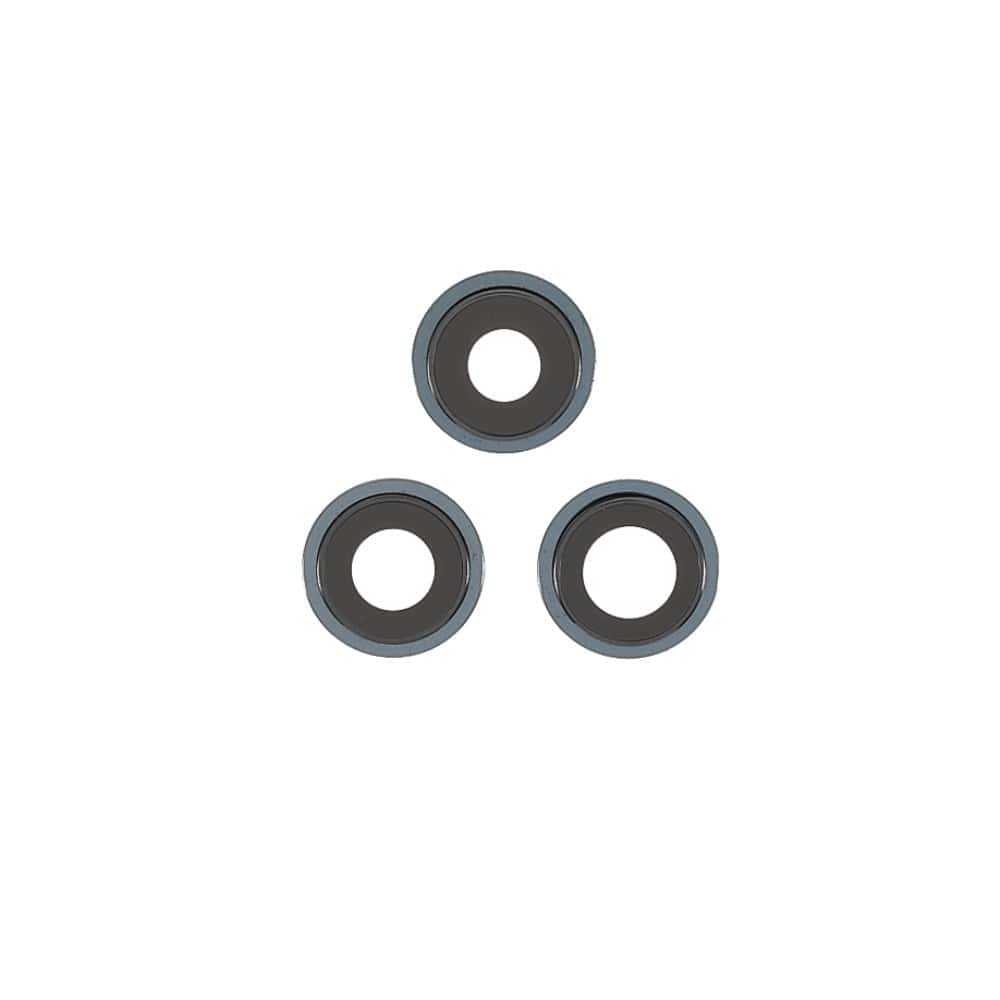 Pièce compatible Caméras Lentilles caméra arrière + contours iPhone 12 Pro Max Bleu Pacifique