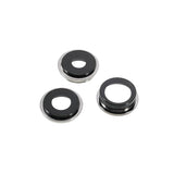 Pièce compatible Caméras Lentilles caméra arrière + contours iPhone 13 Pro Max Blanc