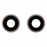 Pièce d'origine Caméras Lentilles caméra arrière + contours iPhone 15 Plus Rose