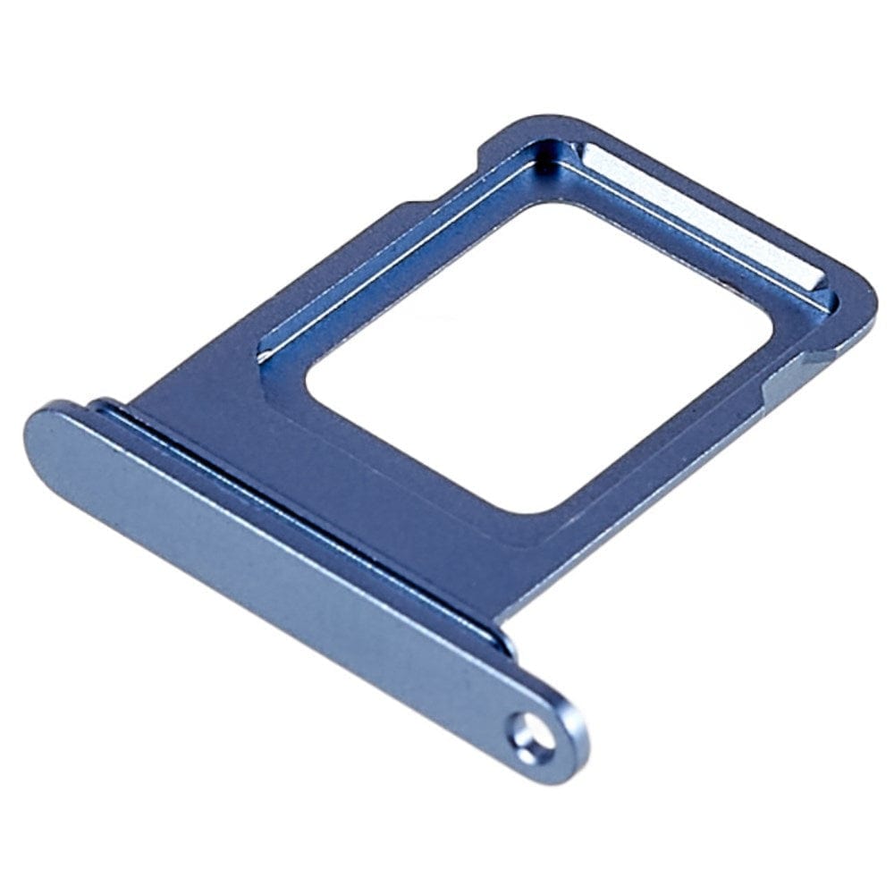 Pièce compatible Composants Tiroir SIM iPhone 14 Bleu
