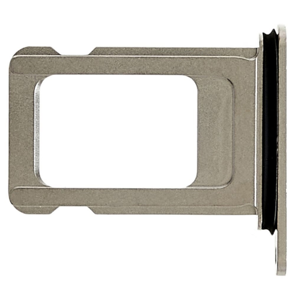 Pièce compatible Composants Tiroir SIM iPhone 14 Pro Blanc