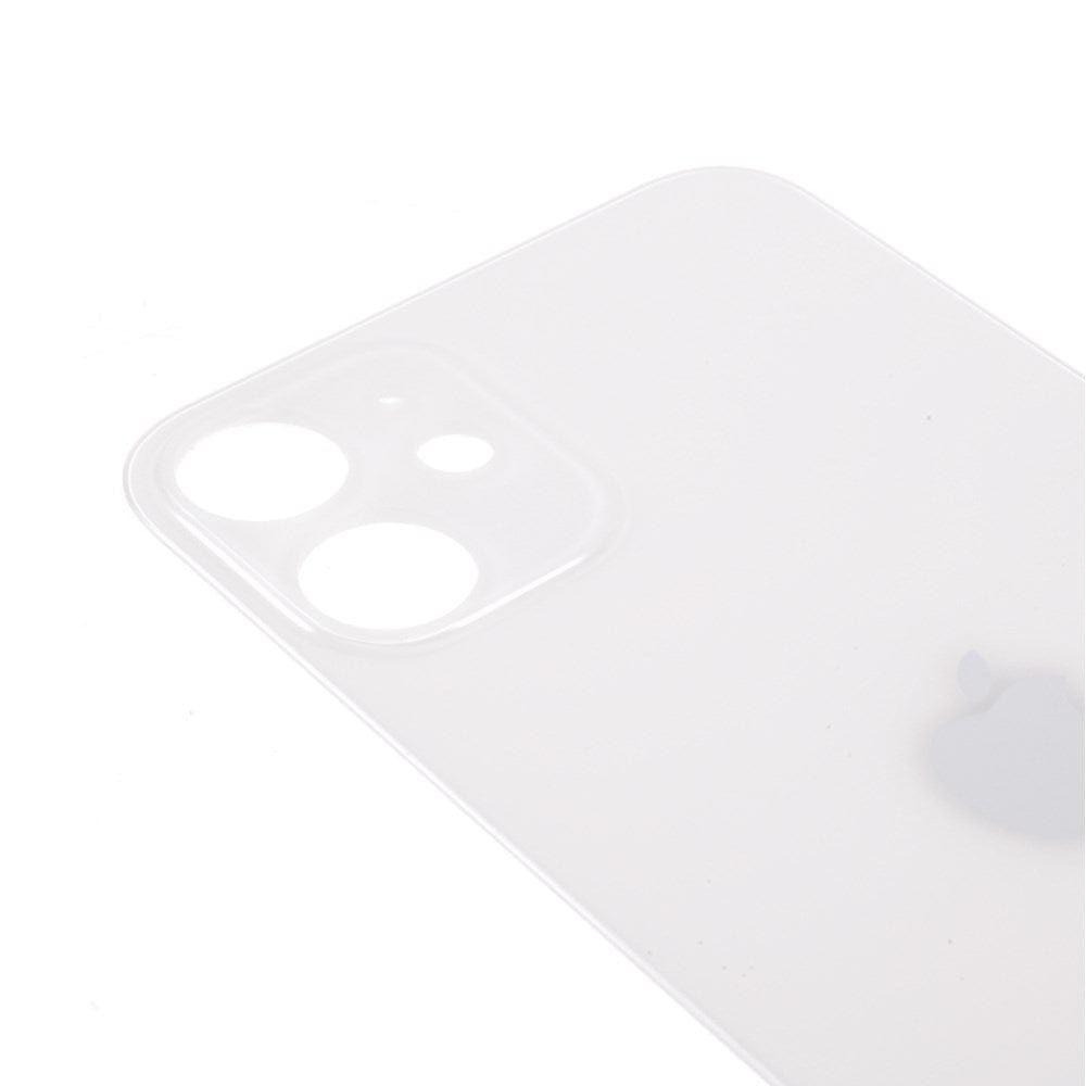 Pièce compatible Vitres arrières Vitre arrière (Adhésif) iPhone 12 Blanc