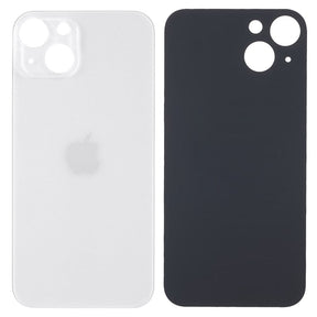 Pièce compatible Vitres arrières Vitre arrière (Adhésif) iPhone 13 Mini Blanc