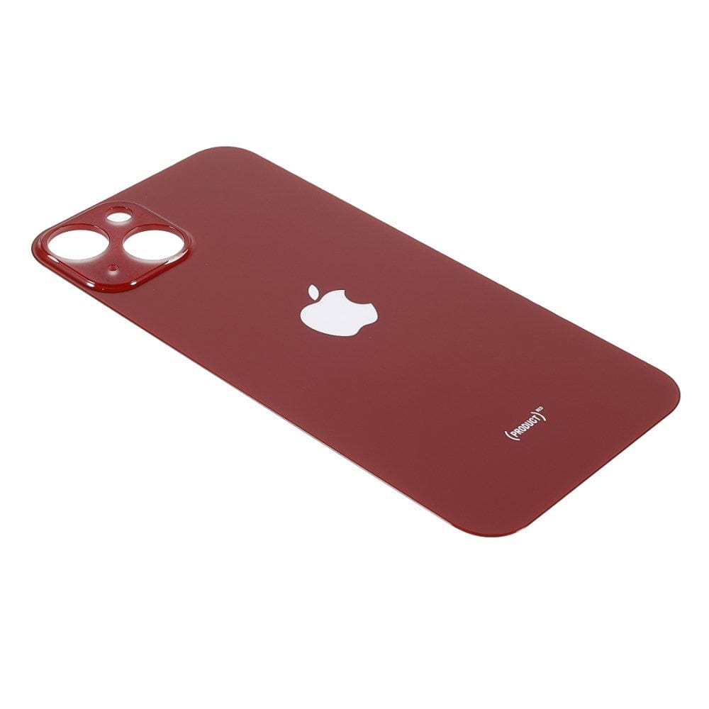 Pièce compatible Vitres arrières Vitre arrière (Adhésif) iPhone 13 Mini Rouge