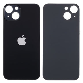 Pièce compatible Vitres arrières Vitre arrière (Adhésif) iPhone 13 Noir