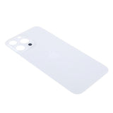 Pièce compatible Vitres arrières Vitre arrière (Adhésif) iPhone 13 Pro Max Blanc