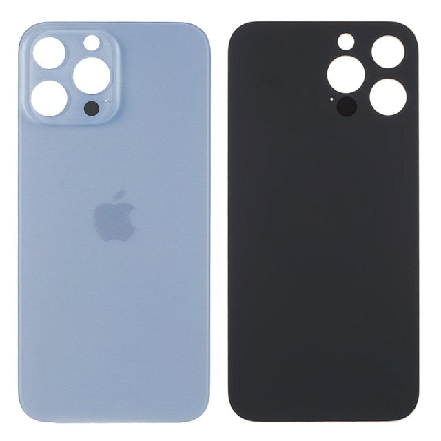 Pièce compatible Vitres arrières Vitre arrière (Adhésif) iPhone 13 Pro Max Bleu